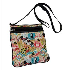 Retro Disney Print Crossbody Purse